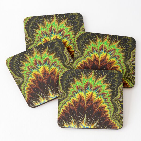 Item preview, Peacock Fractal Abstract Artwork  designed and sold by Memes N Lore .