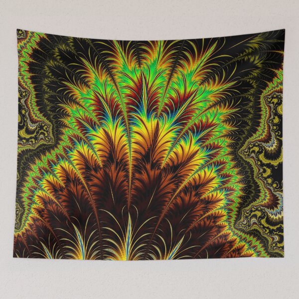 Item preview, Peacock Fractal Abstract Artwork  designed and sold by Memes N Lore .