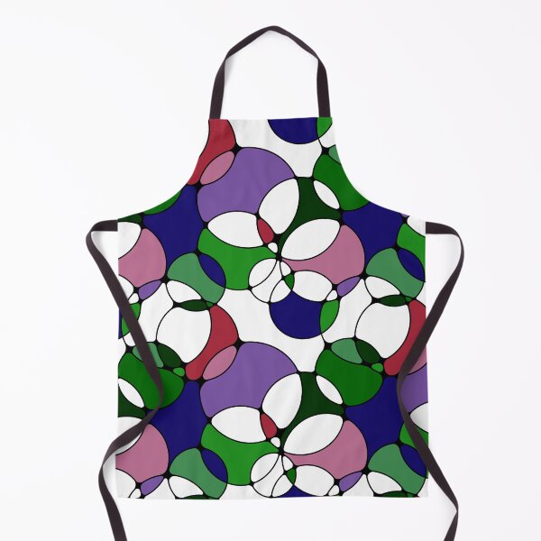 Item preview, Neurographic Joy Abstract Overlapping Shapes Blue Pink Purple Green Red designed and sold by thecolorbirdie.