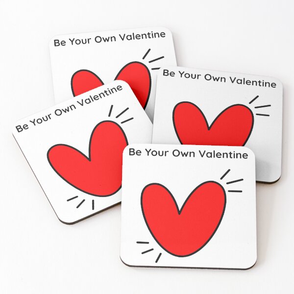Item preview, Be Your Own Valentine – Self Love Heart Illustration designed and sold by jyotsanafinds.