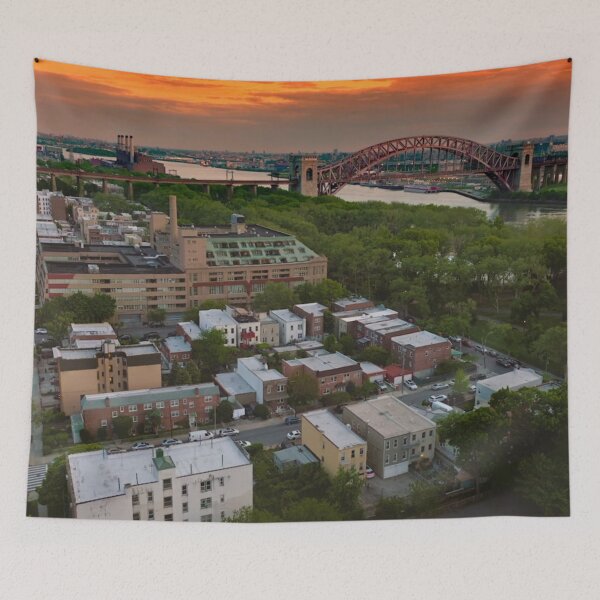 Item preview, Hell Gate Bridge over the East River designed and sold by NYConlineStore.