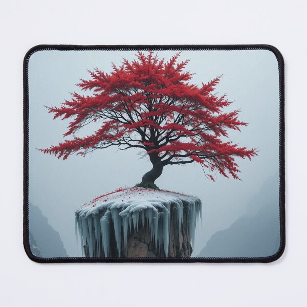 Item preview, Crimson Tree Above the Ice designed and sold by PixelVibe782.