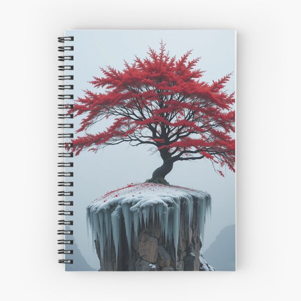Item preview, Crimson Tree Above the Ice designed and sold by PixelVibe782.