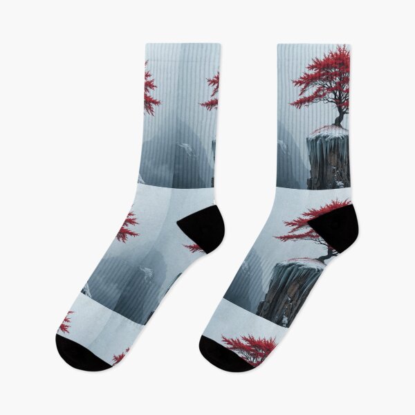 Item preview, Crimson Tree Above the Ice designed and sold by PixelVibe782.