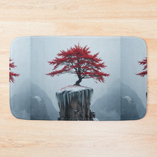 Item preview, Crimson Tree Above the Ice designed and sold by PixelVibe782.