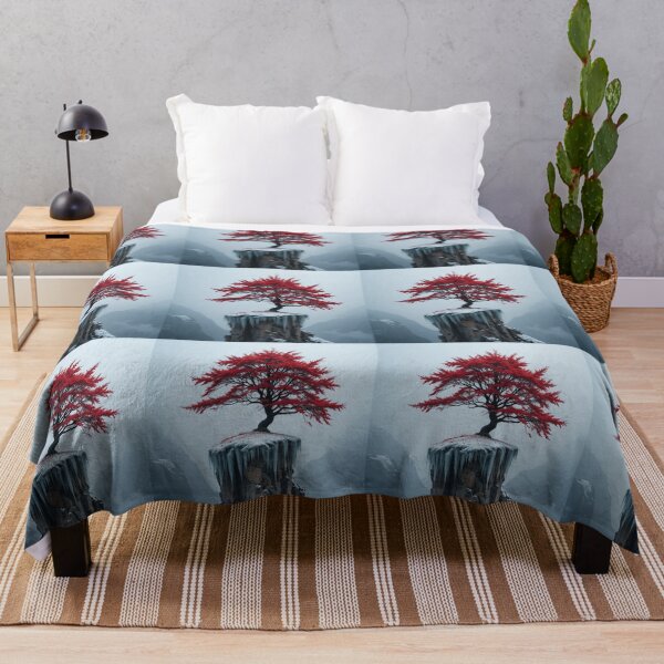 Item preview, Crimson Tree Above the Ice designed and sold by PixelVibe782.