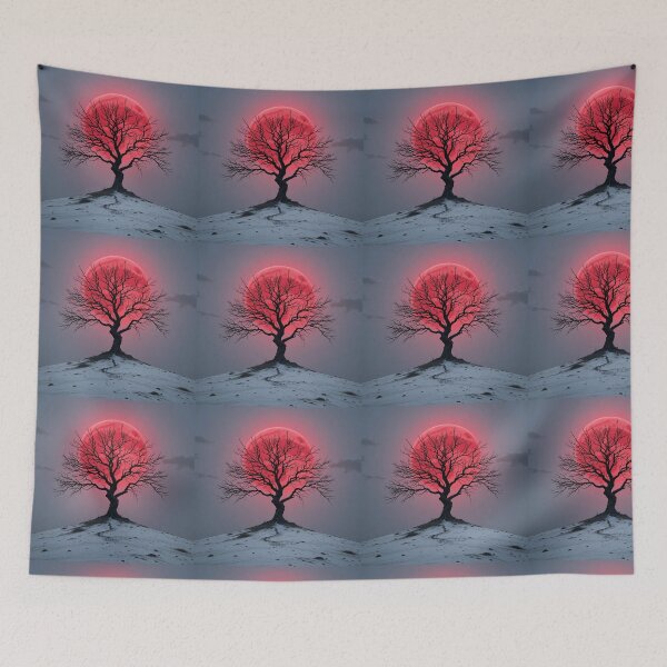 Item preview, Red Moon Solitude designed and sold by PixelVibe782.