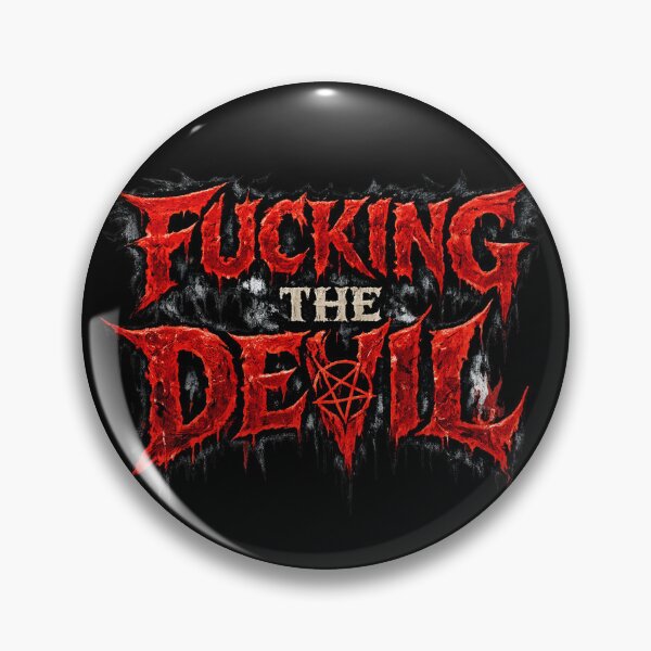 Item preview, FUCKING THE DEVIL – Bold Anti-Establishment Typography designed and sold by Arte Cartoon From TagTeam Group.