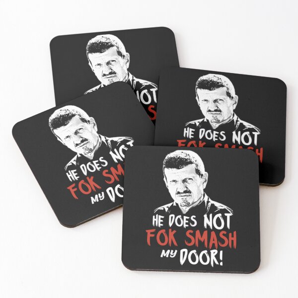 Item preview,  Gunther Steiner He Does Not Fok Smash My Door United Kingdom designed and sold by ArtByYasser.