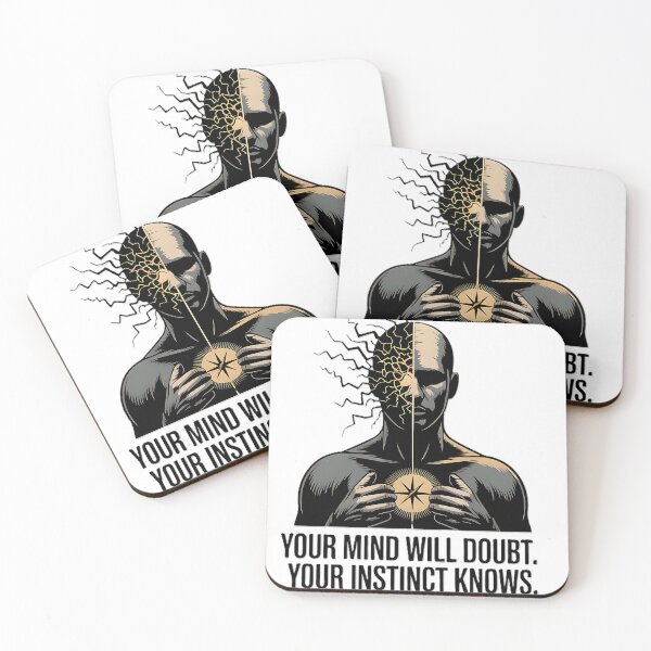 Item preview, Your Mind Will Doubt Your Instinct Knows designed and sold by tiendaNomada.