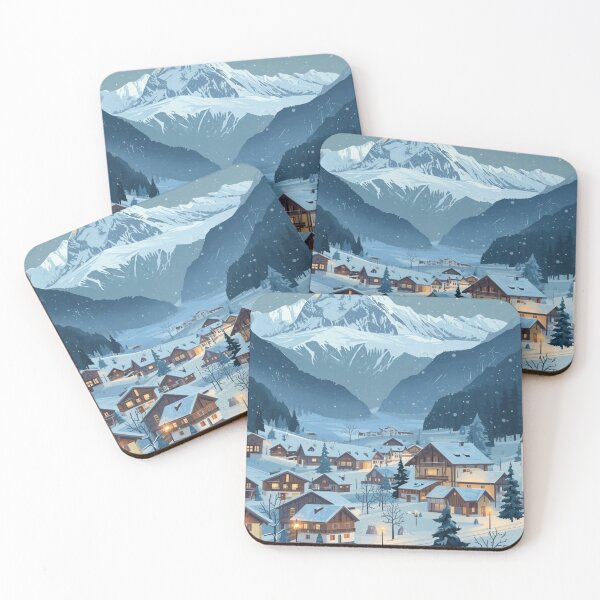 Item preview, Houses in the winter designed and sold by Anisha  Vaz.