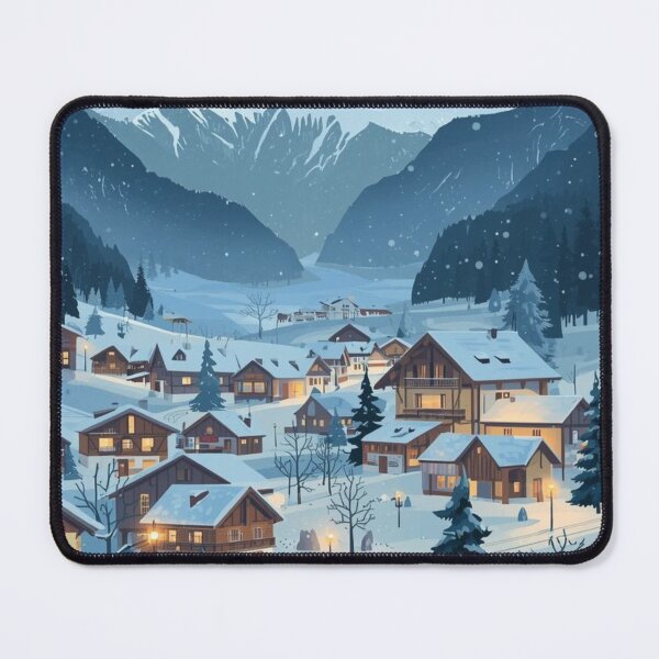 Item preview, Houses in the winter designed and sold by Anisha  Vaz.