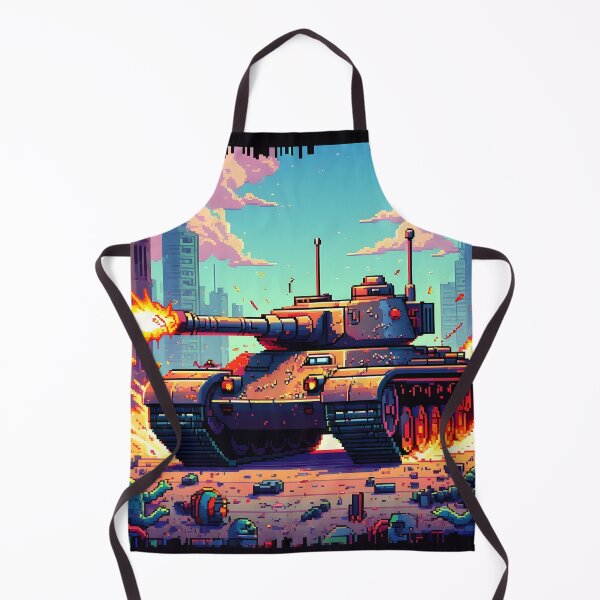 Item preview, Neo Geo Glitch Tank Pixel Art – Retro Arcade 16-Bit Gaming Tank designed and sold by ThePixelArchive.