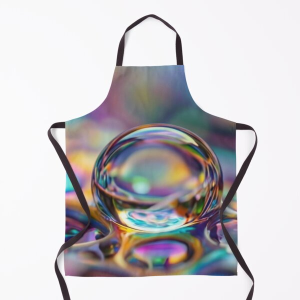 Item preview, Dreamy Refraction Macro Droplet – Soft Rainbow Abstract designed and sold by B-Russ-Stuff.