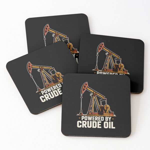 Item preview, Powered By Crude Oil Vintage Industrial Pump Jack designed and sold by SplashTastic.