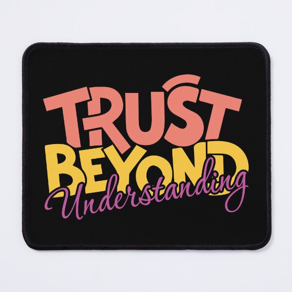 Item preview, Trust Beyond Understanding – Christian Faith & Surrender Quote designed and sold by Verse & Vibes.