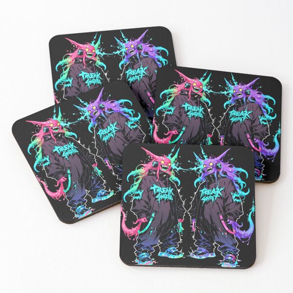 Item preview, Neon Street Demons - Cyberpunk Twins designed and sold by WishWolfie.