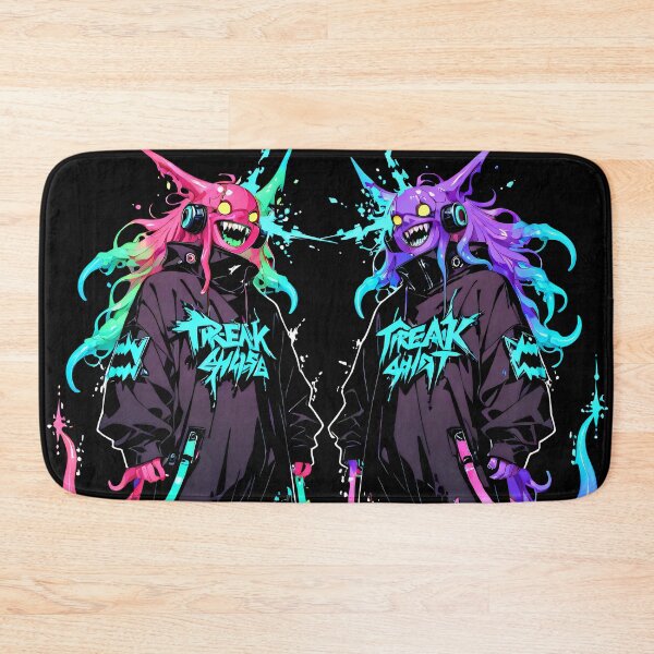Item preview, Neon Street Demons - Cyberpunk Twins designed and sold by WishWolfie.