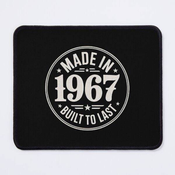 Item preview, Made In 1967 Built To Last Vintage Birthday Badge designed and sold by SplashTastic.