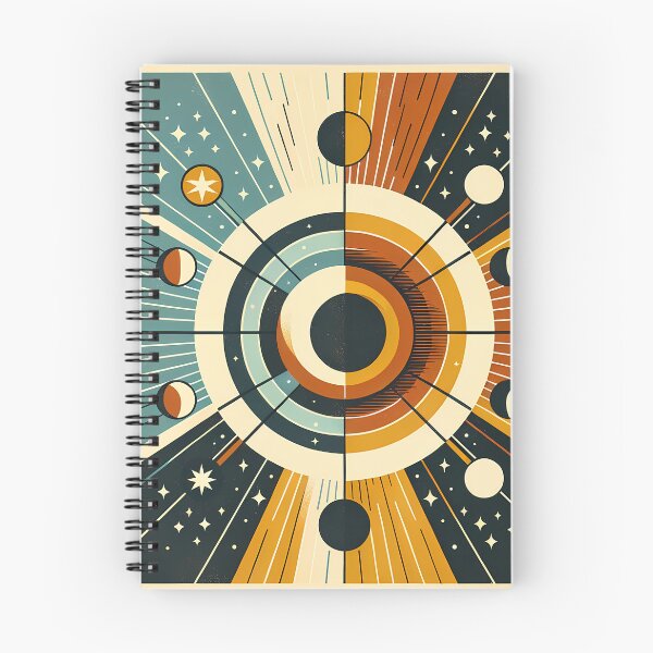 Item preview, Geometric Sun and Moon Celestial Orbit Design designed and sold by InkSmithery.
