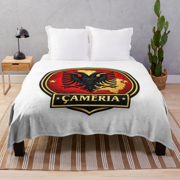 Item preview, Çameria Albanian Eagle – Minimal Patriotic Emblem designed and sold by kimkosovo.