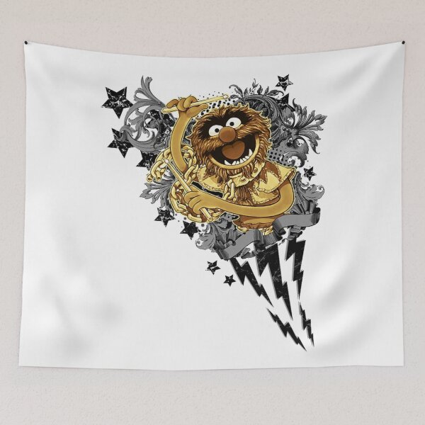Item preview, The Muppets Gold Overlay Vintage Animal Rock Drummer  designed and sold by JaidyKris.
