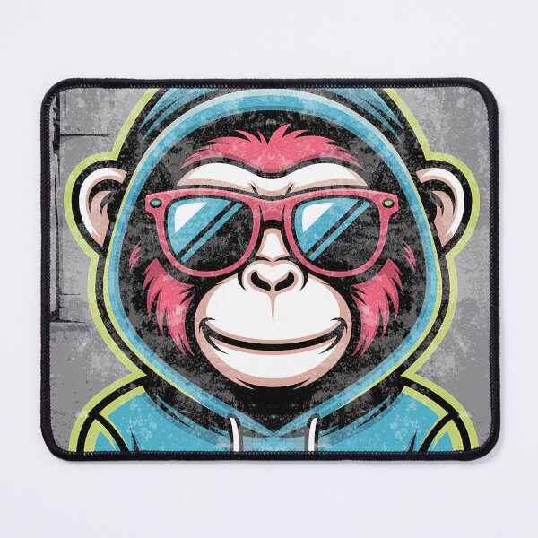 Item preview, Street Ape Cartoon Art – Funky Monkey Illustration designed and sold by RoyesButler.