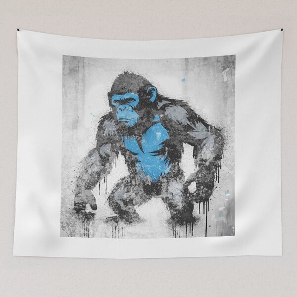 Aperçu de l'œuvre Street Art Monkey – Urban Ape Graphic créée et vendue par RoyesButler.
