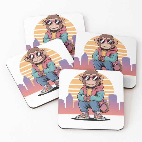 Item preview, Retro Urban Monkey – Vintage Streetwear Art designed and sold by RoyesButler.