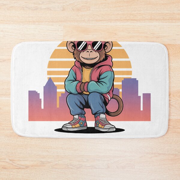 Item preview, Retro Urban Monkey – Vintage Streetwear Art designed and sold by RoyesButler.