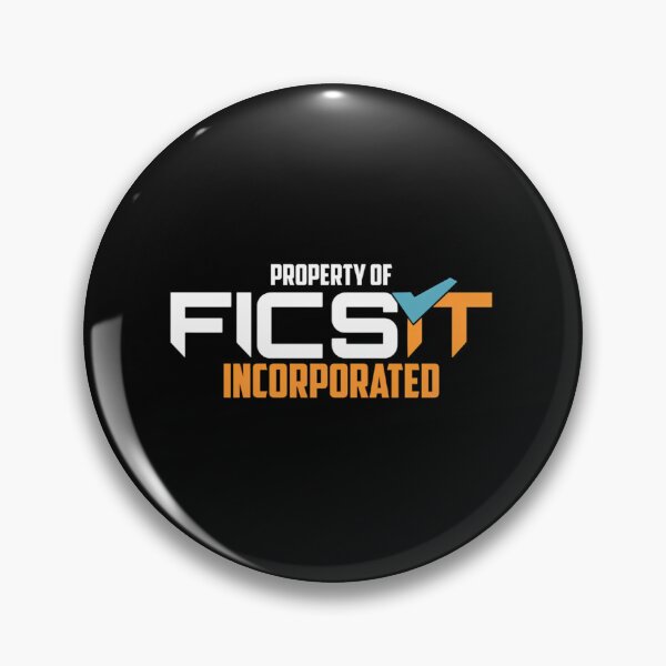 Item preview,  Property Of Ficsit Satisfactory Emblem designed and sold by WorldCreator96.