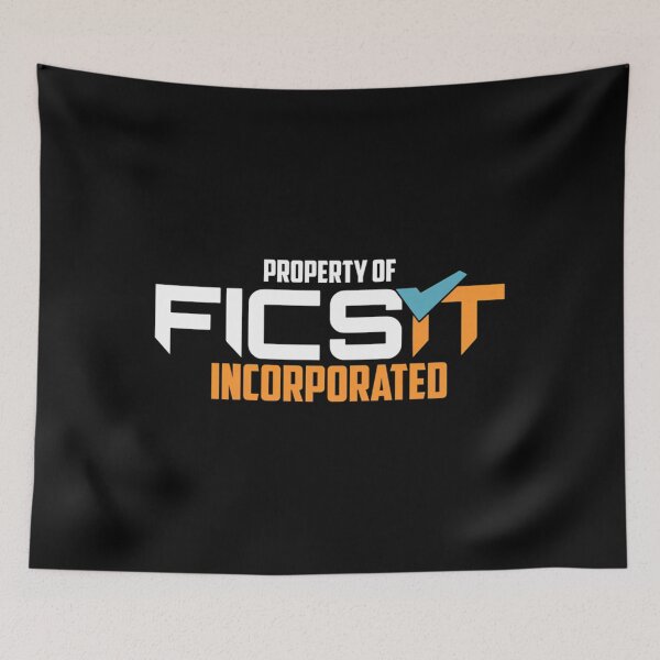 Item preview,  Property Of Ficsit Satisfactory Emblem designed and sold by WorldCreator96.