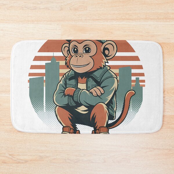 Item preview, Vintage Ape Design – Urban Monkey Illustration designed and sold by RoyesButler.