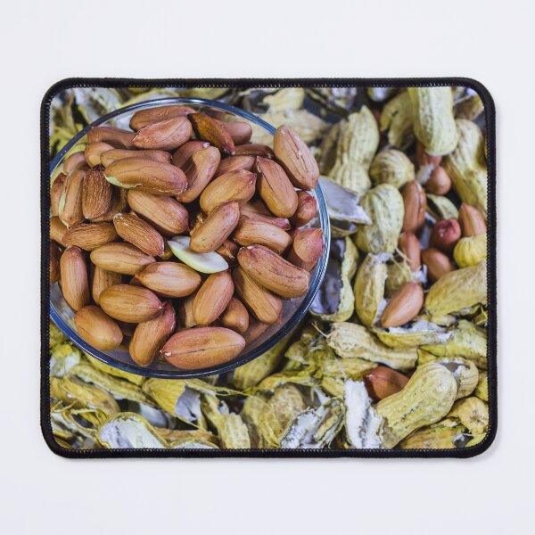 Item preview, Roasted Peanuts In Glass Bowl On A Bed Of Peanut Shells, A Healthy Snack Idea designed and sold by Nmallia.