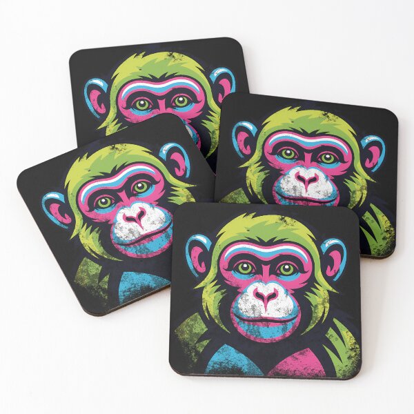 Item preview, Abstract Urban Monkey – Neon Street Art designed and sold by RoyesButler.