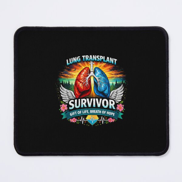 Item preview, Lung Transplant Survivor Lungs Illustration, Wings, Hope Banner designed and sold by TschandriaArt.