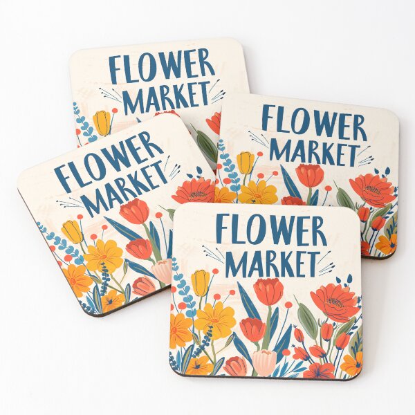 Item preview, Colorful display of the flower market designed and sold by paulrommer.