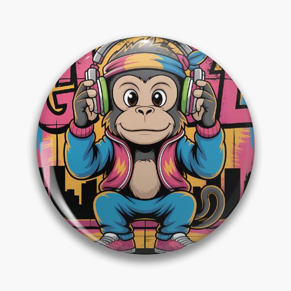 Item preview, Music Ape Design – Funky Urban Monkey designed and sold by RoyesButler.