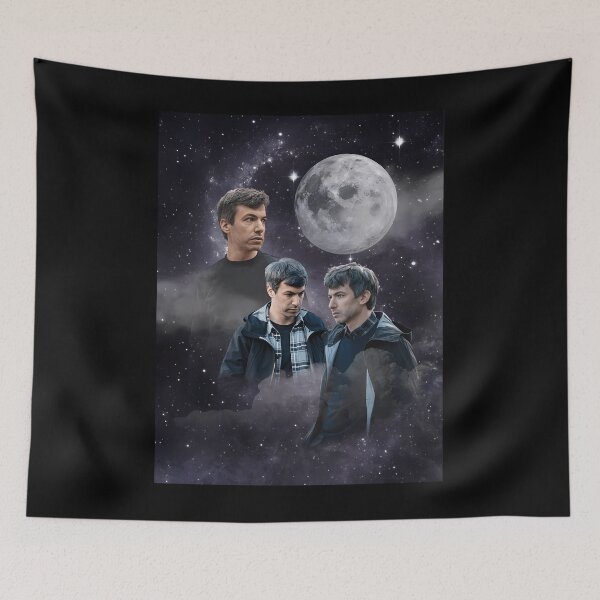 Item preview,  Nathan Fielder Dramatic Galaxy Wolf Print Style designed and sold by WorldCreator96.