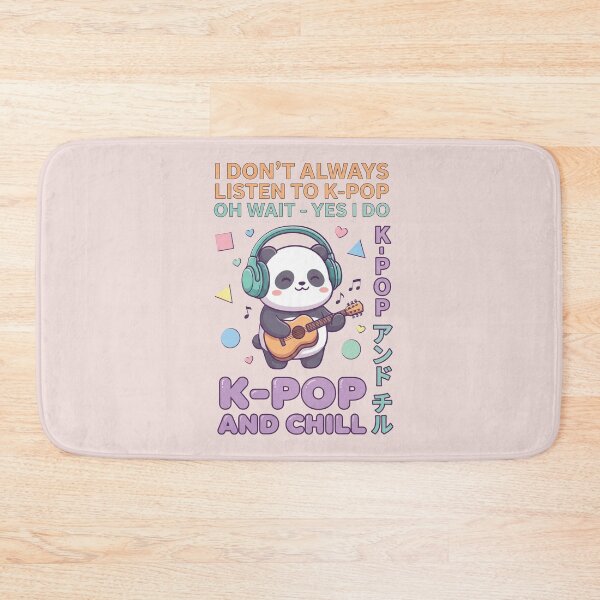 Item preview, K-Pop And Chill Cute Panda designed and sold by AdyKurniawan.