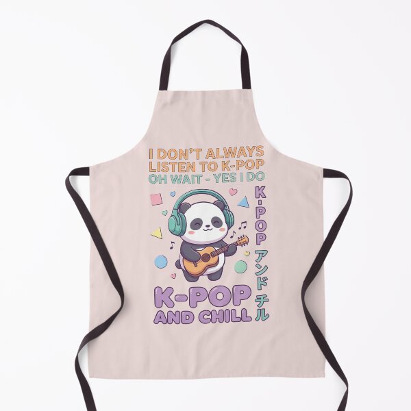 Item preview, K-Pop And Chill Cute Panda designed and sold by AdyKurniawan.