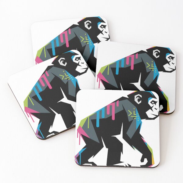 Item preview, Geometric Urban Ape – Streetwear Monkey Art designed and sold by RoyesButler.