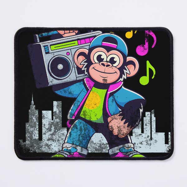 Item preview, Urban Monkey Boombox – Funky Streetwear Art designed and sold by RoyesButler.