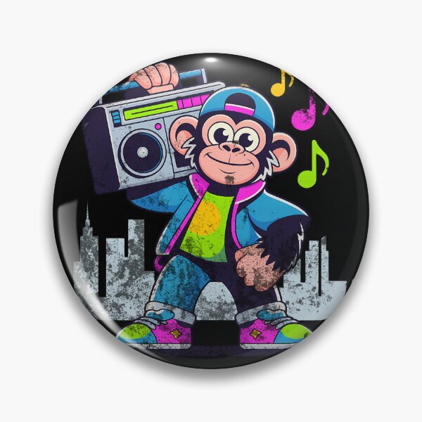 Item preview, Urban Monkey Boombox – Funky Streetwear Art designed and sold by RoyesButler.