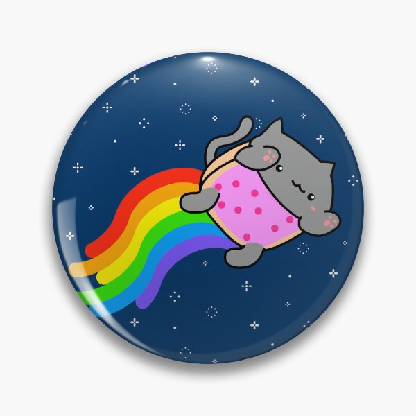 Item preview, Bongo Cat - Nyan Cat w/background stars designed and sold by ermagix.