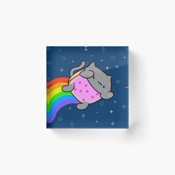 Item preview, Bongo Cat - Nyan Cat w/background stars designed and sold by ermagix.