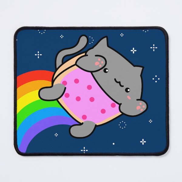 Item preview, Bongo Cat - Nyan Cat w/background stars designed and sold by ermagix.