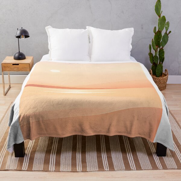 Item preview, Low Sun Plain – Minimal Sunset Landscape Art designed and sold by Minimal Calm.