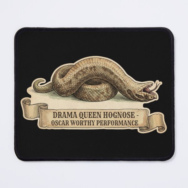 Item preview, Western Hognose Snake Drama Queen | Playing Dead Reptile Humor designed and sold by Dariusz.K.
