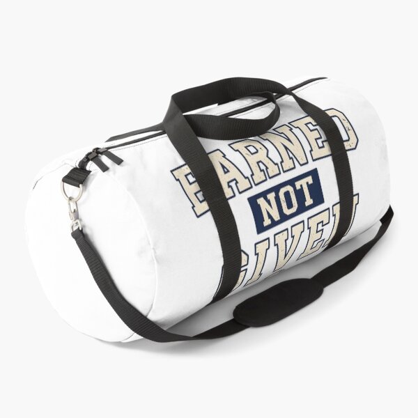 Item preview, Earned Not Given – Football Motivation Retro Typography designed and sold by DIRTYSKETCHH.